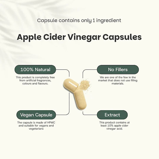 Cupplement Apple Cider Vinegar Extract 500mg 60 κάψουλες
