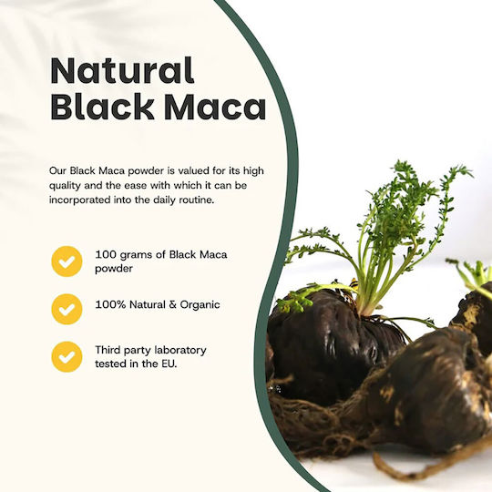 Cupplement Organic Black Maca Powder 500mg 100gr