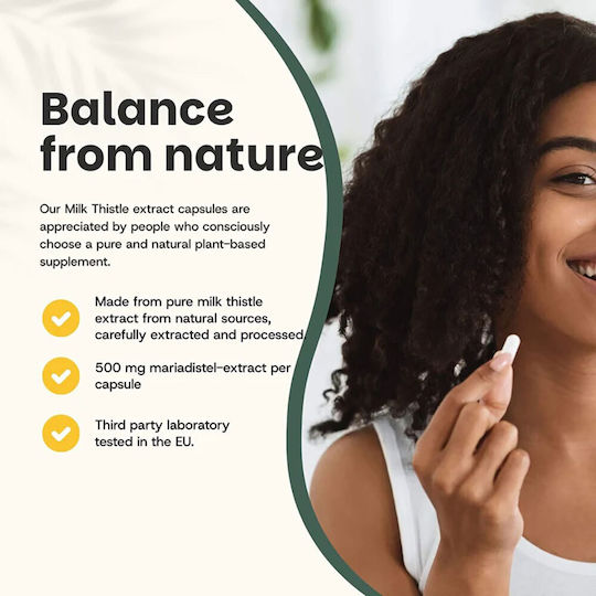 Cupplement Milk Thistle Extract 500mg 60 Capsules