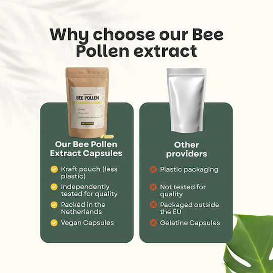 Cupplement Bee Pollen Extract 500mg 60 κάψουλες