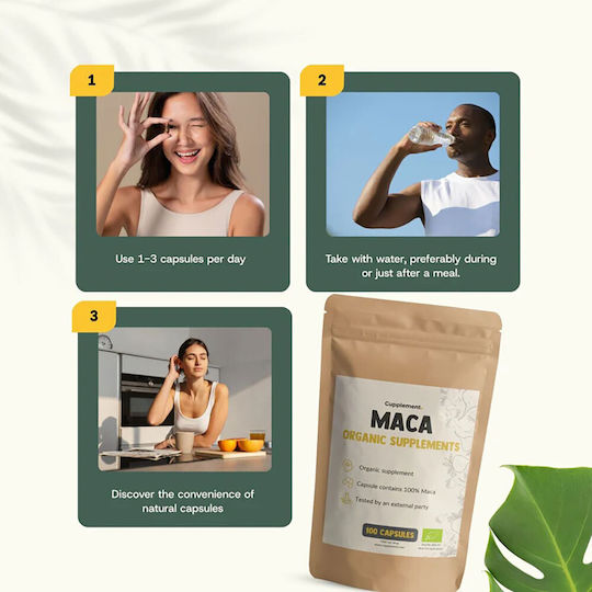 Cupplement BIO Maca 500mg 100 κάψουλες