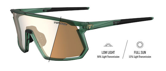 Tifosi Cycling Glasses Moab With Red Frame And Photochromic Lenses