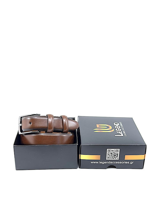 Herren Gürtel Leder Tabac