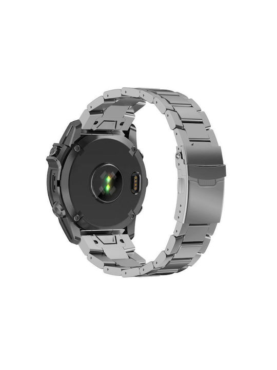 Safety Strap Garmin 26 Millimeters Titanium Alloy Quick Release Gray