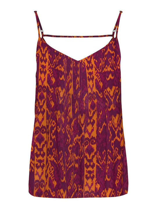 Women's Singlet Lingerie Top Sangria Ethnic Multi