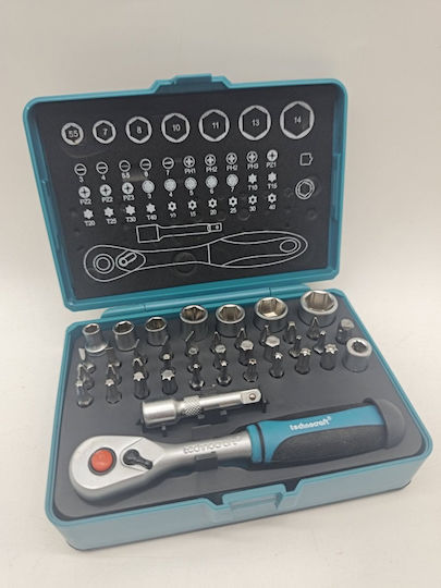 Set Bit Steckschlüssel Technocraft Top Pro 41 Stück