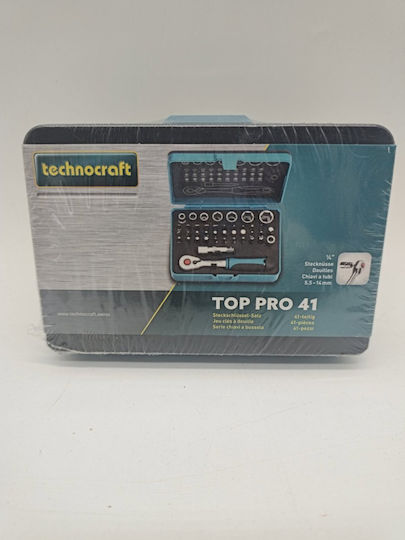 Set Bit Steckschlüssel Technocraft Top Pro 41 Stück