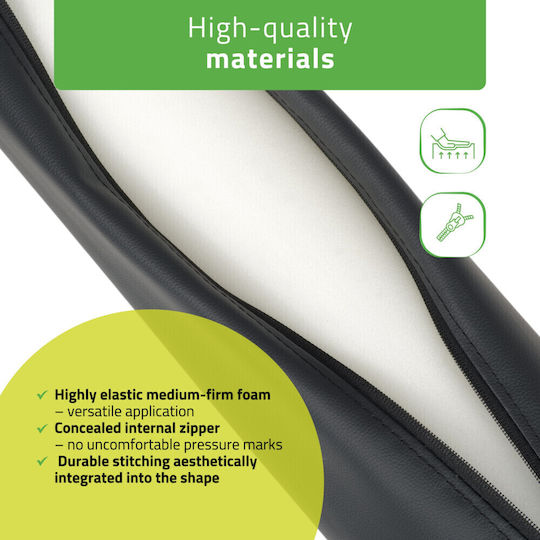 Habys Cylindrical Pillow 15x60x60cm In Black Colour