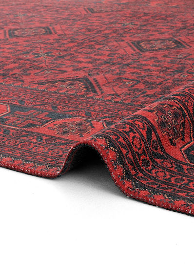 SteweHome Ορθογώνιο Χαλάκι Κουζίνας Μαύρο 115x160εκ.