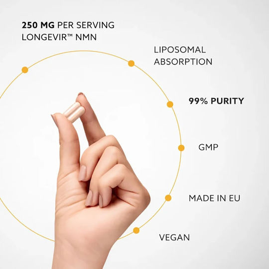 Purovitalis Liposomal Nmn 125mg Ειδικό Συμπλήρωμα Διατροφής 120 κάψουλες