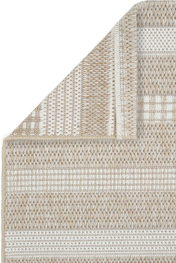 SteweHome Kitchen Runner Mat with Non-Slip Backing Straw 80x150cm
