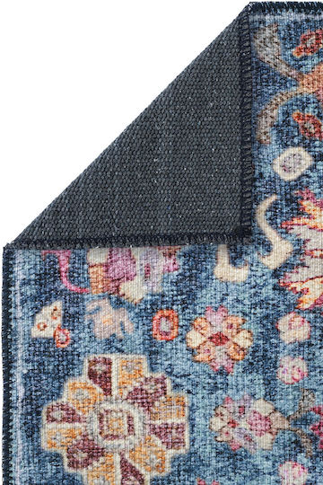 SteweHome Rectangular Kitchen Mat Blue 95x200cm