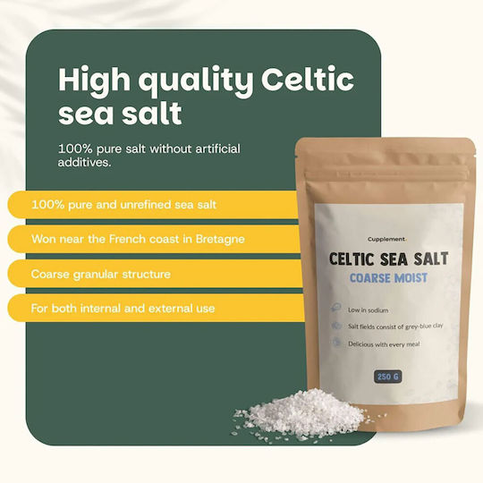 Cupplement Celtic Sea Salt Κέλτικο Θαλασσινό Αλάτι 250γρ