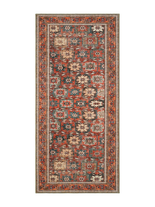 SteweHome Ορθογώνιο Χαλάκι Κουζίνας Πορτοκαλί 115x160εκ.