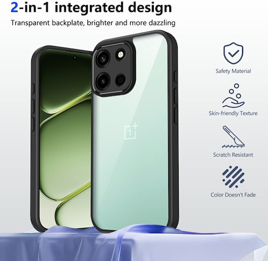 Pc+tpu Handyhülle Kunststoff / Silikon 1,5 mm Schwarz (OnePlus Nord 6)