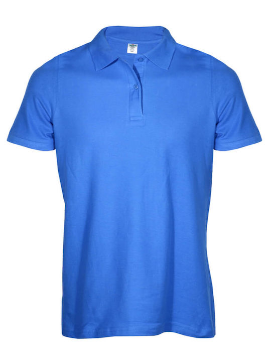 Kprime Γυναικείο Διαφημιστικό T-shirt Κοντομάνικο σε Γαλάζιο Χρώμα