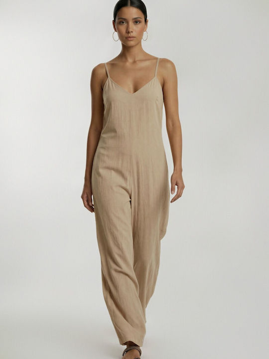 Γυναικεία Ολόσωμη Φόρμα Beige