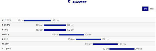 Giant Talon 3 29" 2026 Grau Mountainbike mit Geschwindigkeiten
