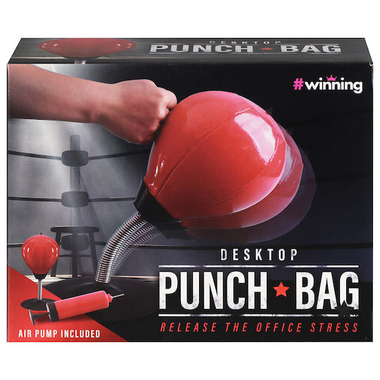 Winning Desktop Punching Bag Sac De Box Pentru Birou Roșu