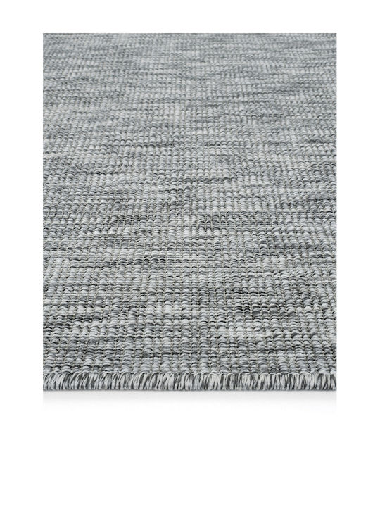 SteweHome Kitchen Runner Mat with Non-Slip Backing Gray 80x250cm