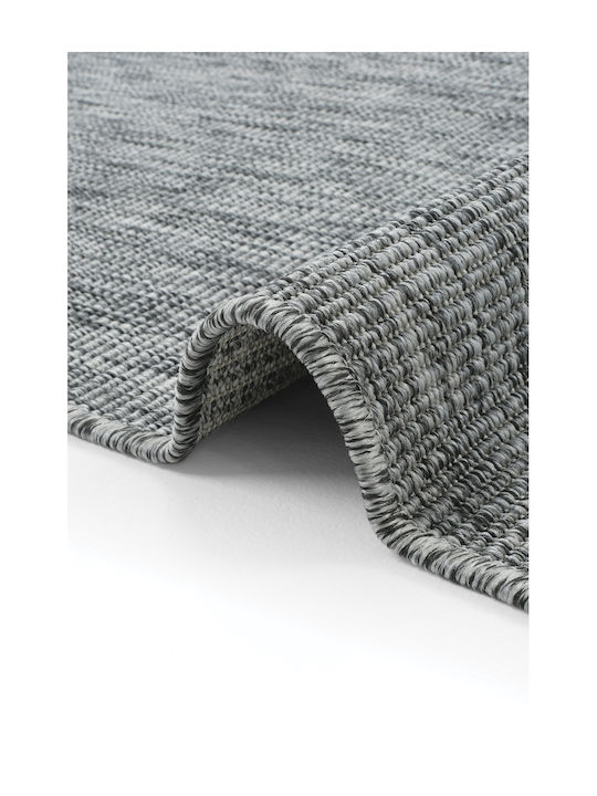 SteweHome Kitchen Runner Mat with Non-Slip Backing Gray 80x250cm