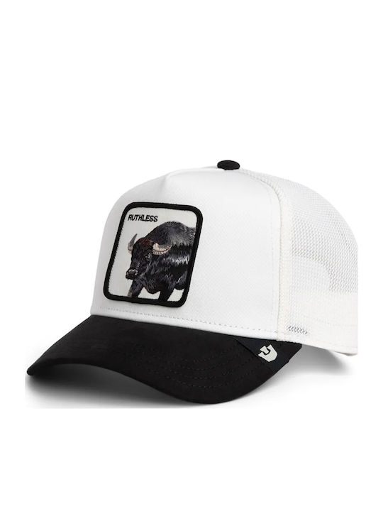 Goorin Bros Kappen Baseball Wildleder Ruthless Stier Schwarz Weiß