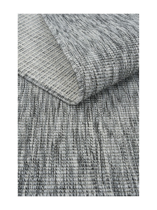 SteweHome Rectangular Kitchen Mat with Non-Slip Backing Gray 100x150cm