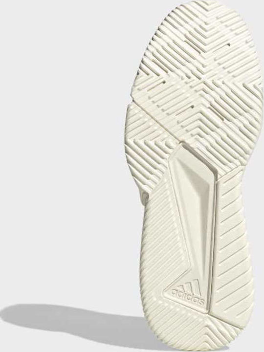 adidas Courtquick Pantofi Padel Bărbătești Albi