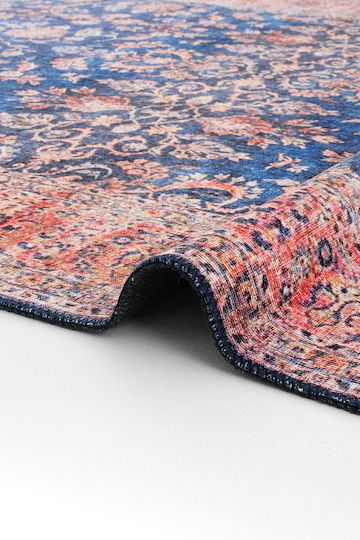 SteweHome Rectangular Kitchen Mat Blue 95x200cm