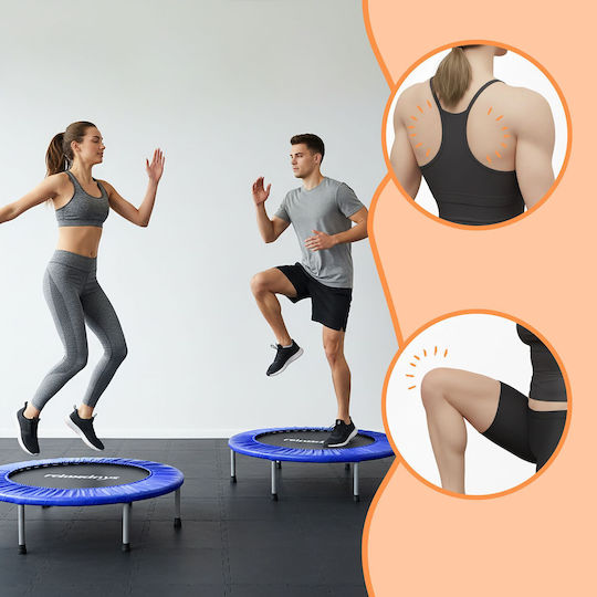 Relaxdays Trambulină De Gimnastică Diametru 95 Cm Albastru