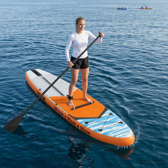 vidaXL Triton Φουσκωτή Σανίδα SUP με Μήκος 3.05m Μπλε