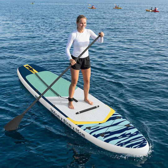 vidaXL Apex Φουσκωτή Σανίδα SUP με Μήκος 3.66m Μπλε