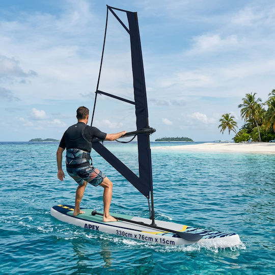 vidaXL Apex Φουσκωτή Σανίδα SUP με Μήκος 3.3m Μπλε