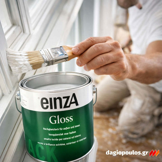 Einza Βερνικόχρωμα Πολυουρεθανικό 0.75lt Λευκό Γυαλιστερό
