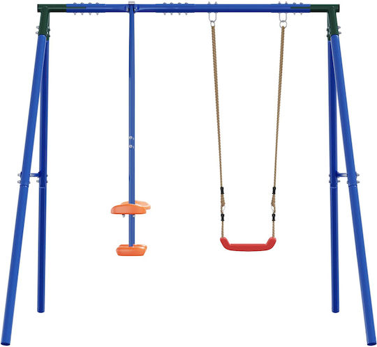 Outdoor Swing Frame Glider Up to 3 Children 42041289 Blue