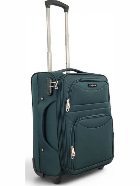 Playful Bags Cabin Travel Suitcase Green Height 53cm