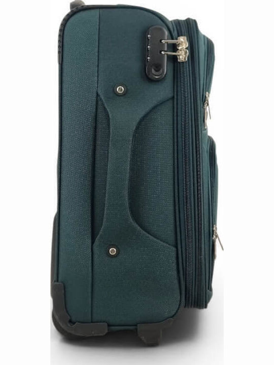 Playful Bags Cabin Travel Suitcase Green Height 53cm