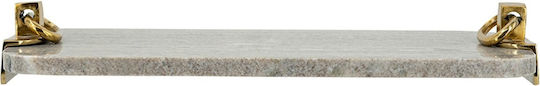 Artekko Marble Γκρι Μαρμάρινος Δίσκος Πλατό Χρυσές Λεπτομέρειες 45.8x25.5x6.3 Cm Artekko Marble Γκρι Μαρμάρινος Δίσκος Πλατό Χρυσές Λεπτομέρειες 45.8x25.5x6.3 Cm
