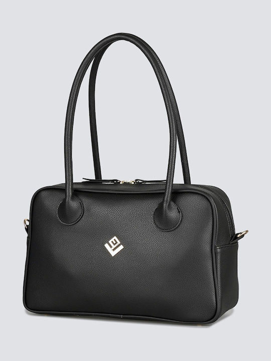 Asti Damen Schultertasche Schwarze