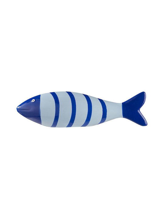 Butlers Dekoratives Fisch aus Keramik Material Taverna 24x6cm