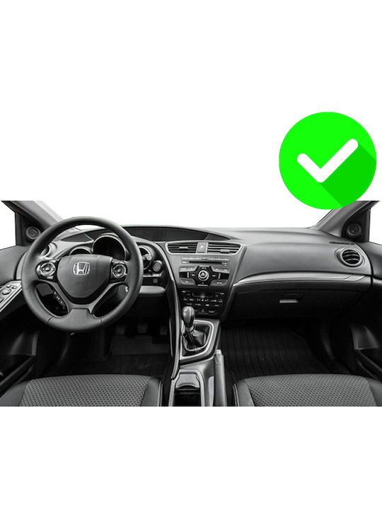 Carmedia Ηχοσύστημα Αυτοκινήτου για Honda Civic 2012-2016 (Bluetooth/USB/WiFi/GPS/Apple-Carplay/Android-Auto) με Οθόνη Αφής 9"