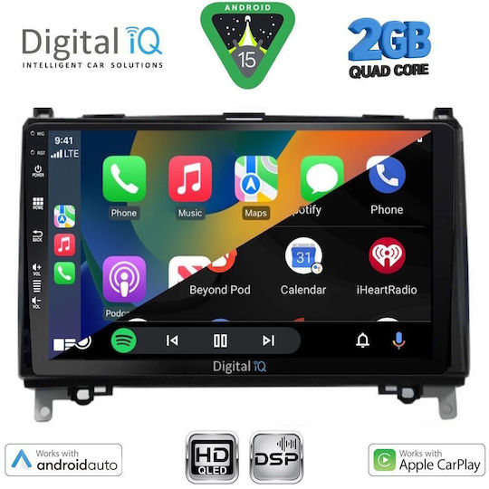 Digital IQ Car Audio System for Mercedes-Benz Sprinter Vito 2007-2020 with Touch Screen 9" Digital IQ BXC 3400 CPAA