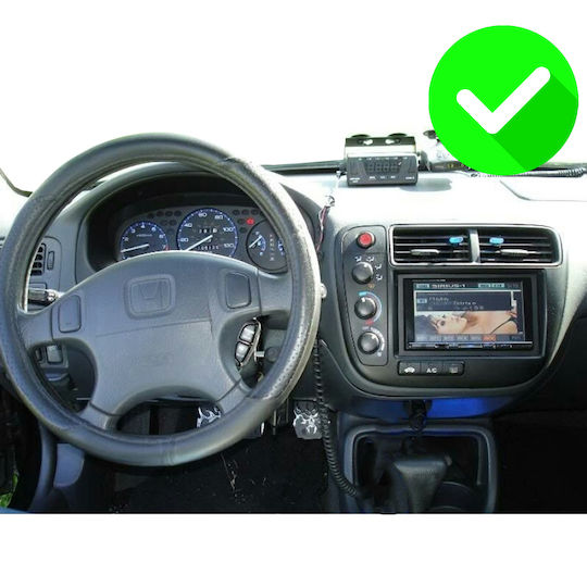 Carmedia Ηχοσύστημα Αυτοκινήτου για Honda Civic 1995-2001 (Bluetooth/USB/WiFi/GPS/Apple-Carplay/Android-Auto) με Οθόνη Αφής 9"