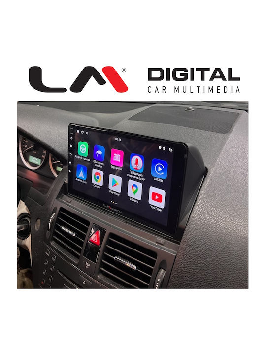 LM Digital Car Audio System for Mercedes-Benz C Class 2007-2011 Bluetooth USB Wi-Fi GPS Apple CarPlay Android Auto