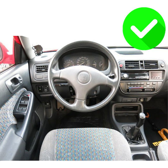 Carmedia Auto-Audiosystem für Honda Civic 1995-2001 (Bluetooth/USB/WiFi/GPS/Apple-Carplay/Android-Auto) mit Touchscreen 9"