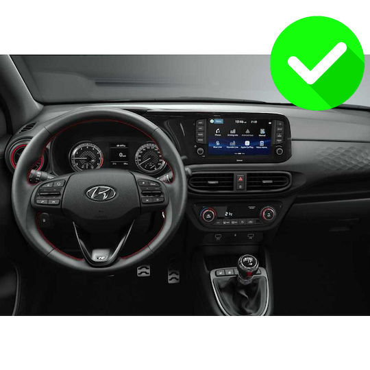 Carmedia Car Audio System for Hyundai i10 2020 with Touch Screen 9" Bluetooth USB Wi-Fi GPS Apple CarPlay Android Auto