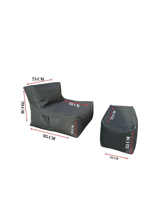 Bean Bag Pear Waterproof Pear 35x75x70cm