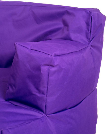 Fotoliu Puf Impermeabil Violet 80x80x70cm