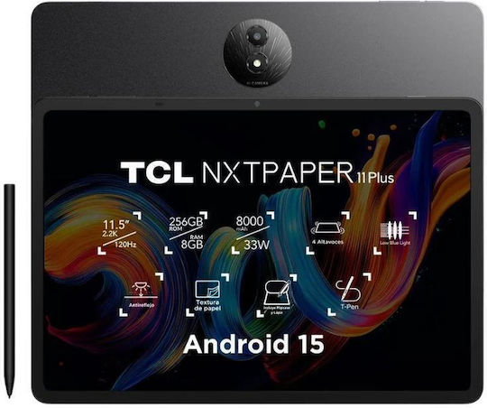 TCL NXTPAPER 11 Plus 11.5Zoll Tablet (8GB/256GB) Dark Grey