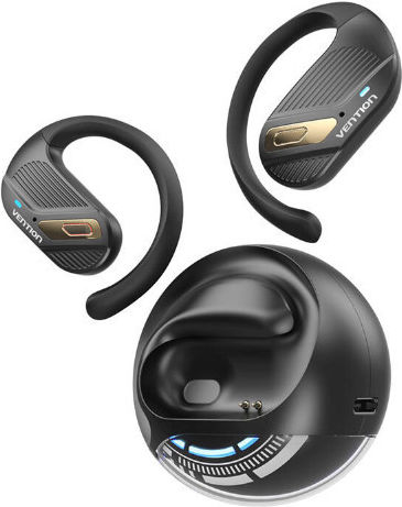 Vention OpenBeat O12 Open Ear Bluetooth Handsfree Earphones with Sweat Resistance and Charging Case White